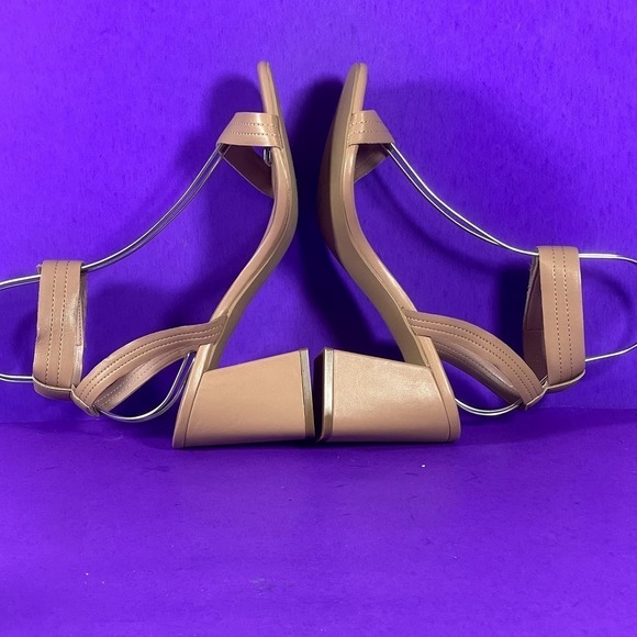 Linea Paolo Women's Beige Emmie Ankle Strap Block Heel Sandal Shoe Size 8.5 NWOB - Picture 6 of 9